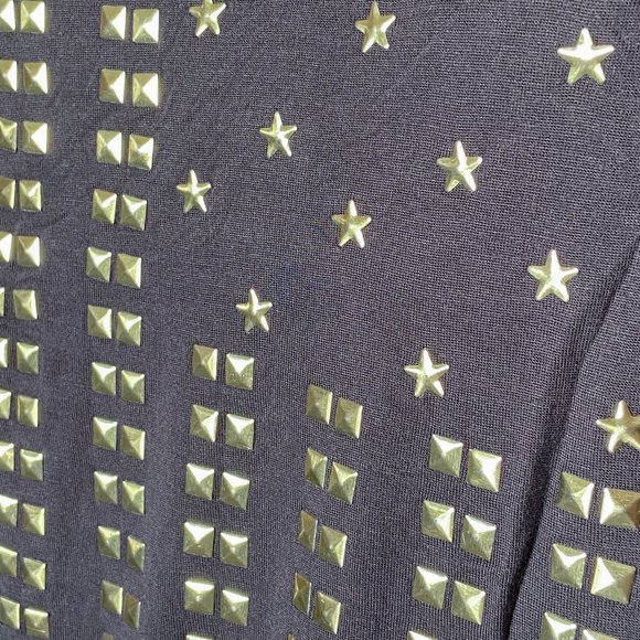 NWOT Rachel Roy gray American Flag Tee size small - Picture 3 of 7